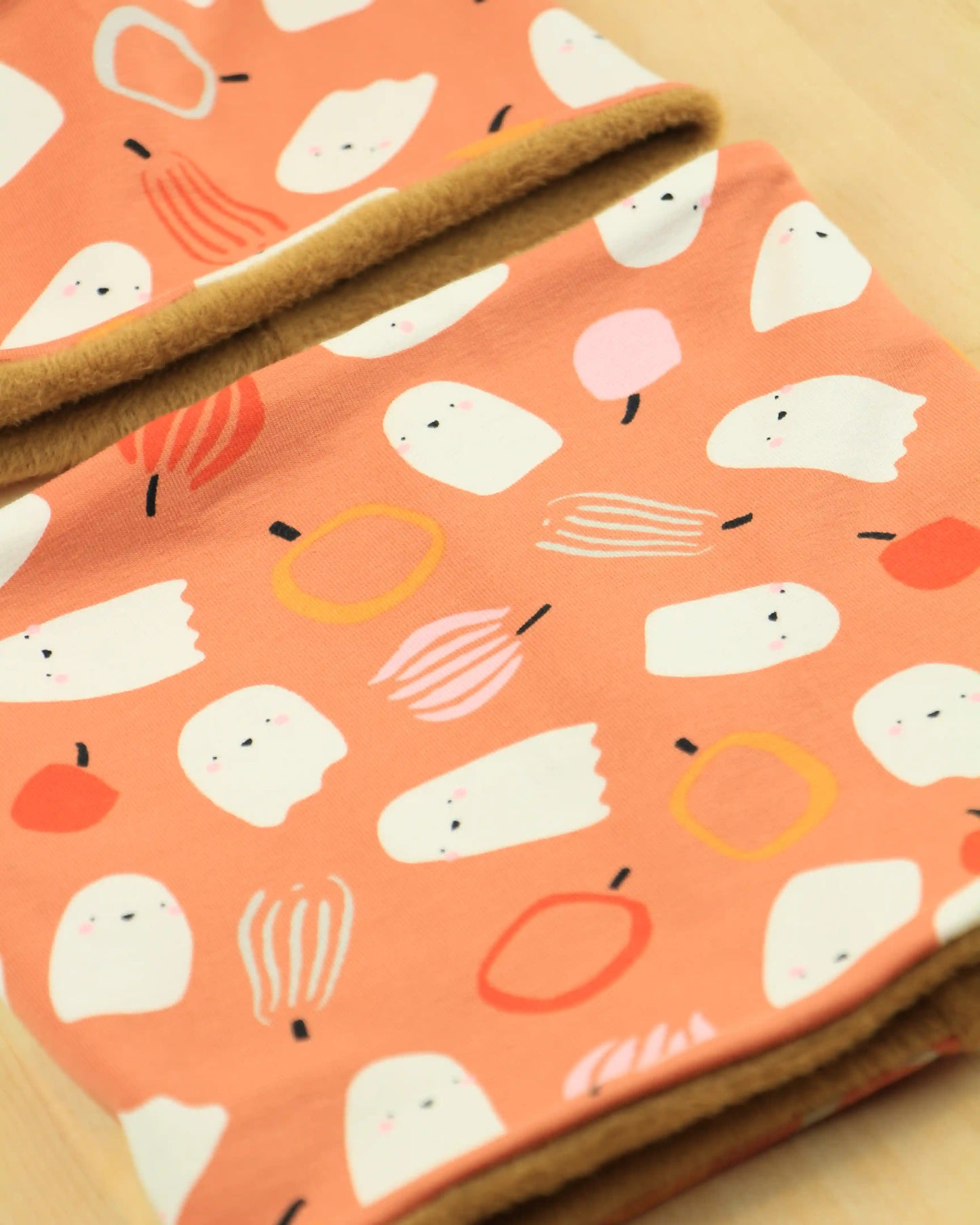 Set cuffia e scaldacollo Autunno e Inverno - Zucche e fantasmini