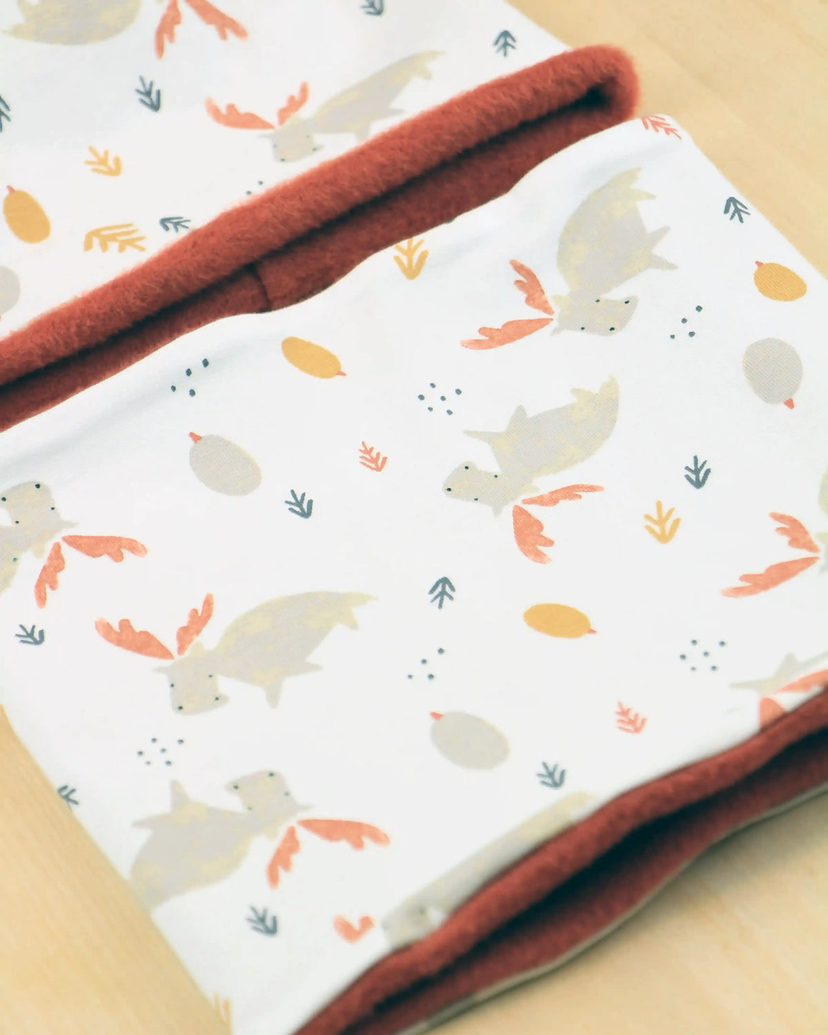 Set cuffia e scaldacollo Autunno e Inverno - Renne felici