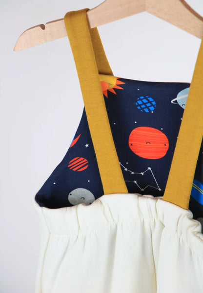 Salopette felpata - Into the universe