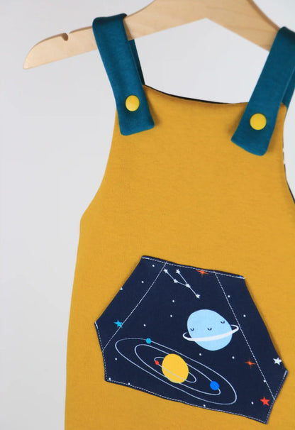 Salopette felpata - Viaggio nello spazio