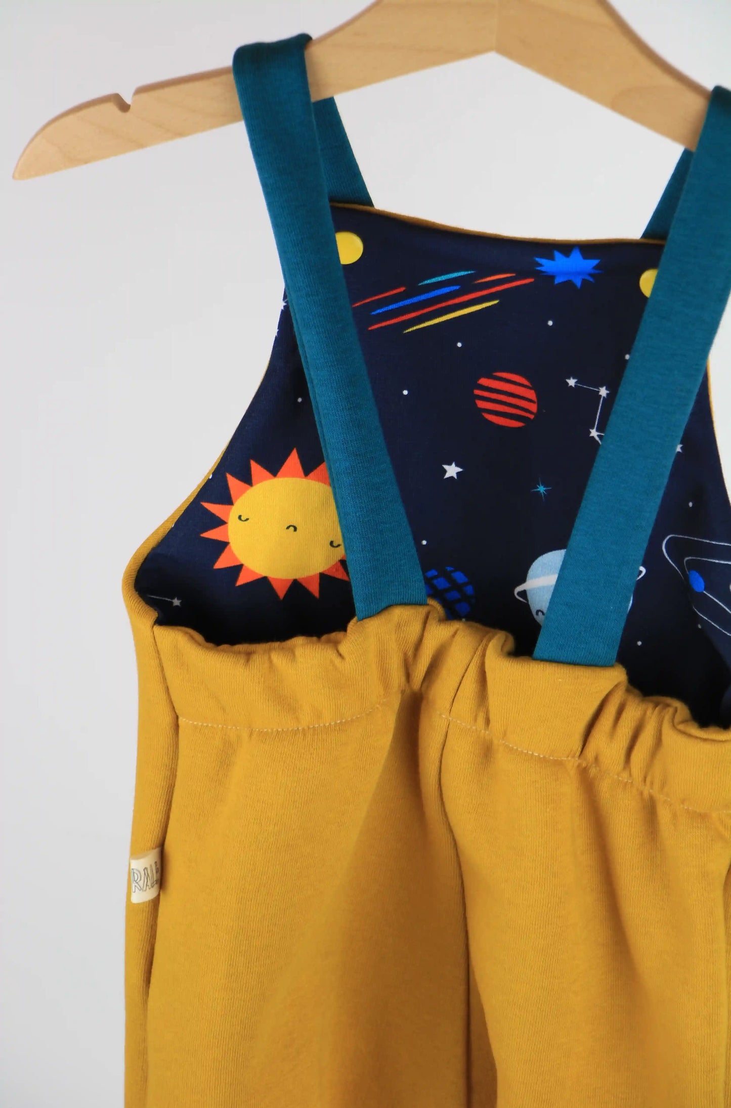 Salopette felpata - Viaggio nello spazio